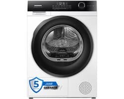 Heinner HHPD-HMK80IVFC+++ Warmtepompdroger 8 kg – Inverter Motor – Touch Control – Trommelverlichting – Baby Care & Wolprogramma – Schoenenrek – Wit – 5 Jaar Garantie