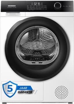 Heinner HHPD-HMK80IVFC+++ Warmtepompdroger 8 kg – Inverter Motor – Touch Control – Trommelverlichting – Baby Care & Wolprogramma – Schoenenrek – Wit – 5 Jaar Garantie — thumbnail 1