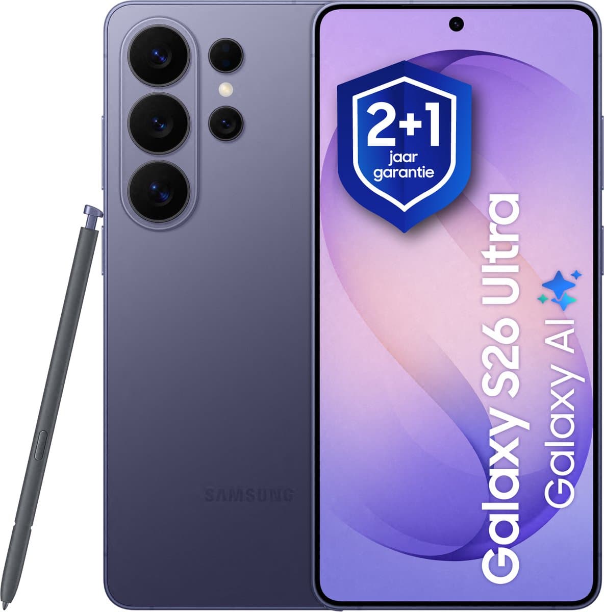 Samsung Galaxy S26 Ultra - 1TB - Cobalt Violet + 1 jaar extra garantie — afbeelding 1