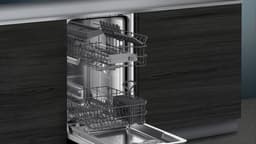 Siemens iQ100 SR61HX17KE – Volledig geïntegreerde vaatwasser – 45 cm – Home Connect – infoLight — thumbnail 5
