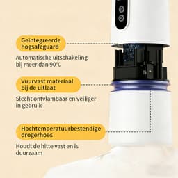 NAXSIR Mini droger voor thuis en reizen – Compacte wasdroger voor kleding, snel & energiezuinig – Ideaal voor appartement, caravan of op vakantie — thumbnail 9