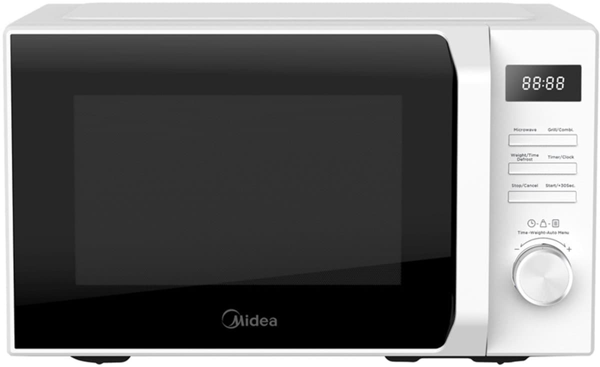 Midea AG20CF2E - Vrijstaande magnetron - Wit - Grill functie - 20 l - 700 W - Ontdooifunctie — afbeelding 1