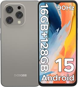 DOOGEE N55 - Smartphone - 16 GB RAM + 128 GB ROM（2TB/TF） - 6.56 inch + 90Hz IPS - 4G Dual SIM - 5150mAh - Android 15 - 5G WiFi - Face ID - GPS - Widevine L1 - Natuurlijk — thumbnail 1