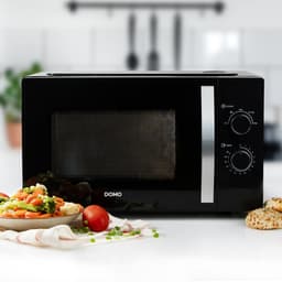 DOMO DO23001 Microgolfoven Solo – Magnetron – Vrijstaand – 30L – 900W – Zwart — thumbnail 4
