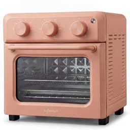 Safecourt 6-in-1 Airfyer oven - 100% PFAS-vrij - 6 programma’s - 80 tot 230 graden - Airfryer, bakken, roosteren, toasten, grillen & opwarmen - Roze — thumbnail 1