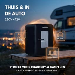 Sommertal KS15 - Mini-Koelkast voor Koelen en Verwarmen - Inhoud 15L - Stopcontact en 12V auto — thumbnail 3