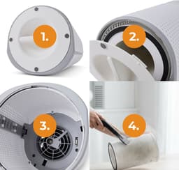 Evolar Luchtreiniger met 2x HEPA 13 Filter - CADR: 200m3/h - Air Purifier - Slaapmodus - Luchtkwaliteit Indicator - Pure4 — thumbnail 8