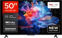 4K Smart TV 50 inch Direct LED Google TV HDR10+ Dolby Audio HDMI 2.1 Game Mode – 111,1 x 68,4 x 25,7 cm – Pauwhome Vision Pro V6C — thumbnail 7