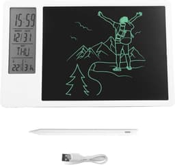 Nexvo® Digitaal Notitieblok - Grafische Tablet Met Tekenpen - Herbruikbare Notitieblok – Wit - ‎11cm x 15cm x 1cm — thumbnail 7
