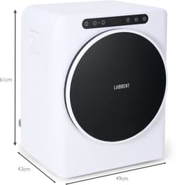 Labirent LTMW3-ZG8 - Mini Wasdroger - 3kg Laadvermogen - Luchtafvoerdroger- 1000W - Vrijstaand - Wit — thumbnail 3