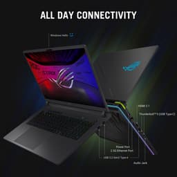 ASUS ROG Strix G18 G815LR‑S9320W – Gaming Laptop – 18 inch – WQXGA – RTX 5070 Ti – Intel Core Ultra 9 – 32GB/1TB — thumbnail 10