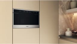 Whirlpool WMN461BX Zwart, Roestvrijstaal Solo-magnetron Ingebouwd 22 l 750 W — thumbnail 3
