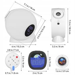 Upgrade Sterrenprojector - 13-in-1 Galaxy Lamp met Bluetooth Speaker & Slaapgeluiden — thumbnail 3
