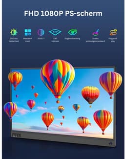 Octav8® Draagbare Monitor - Portable Monitor - Draagbare Scherm - 15.6 Inch - FHD 1080p — thumbnail 7
