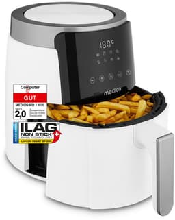 MEDION L Airfryer P40 - 4,7 L - 1500 W - 8 programma’s - Wit — thumbnail 1