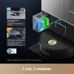 Dreame Aqua 10 Ultra Roller Complete Black – Robotstofzuiger met dweilfunctie – 30.000Pa Zuigkracht – AquaRoll™ & ThermoHub™ 100°C zelfreiniging – Tapijtveilig & slim Omnesight™ 2.0 navigatie – Voor harde vloeren & drempels — thumbnail 6
