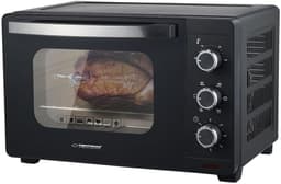 Esperanza Napoli EKO006N Mini Oven - 25 Liter - 1600W - Met Hetelucht (Convectie) - Instelbaar tot 250°C - Zwart — thumbnail 3