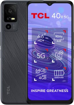 Smartphone TCL 6,6" Octa Core 4 GB RAM 64 GB Zwart — thumbnail 1