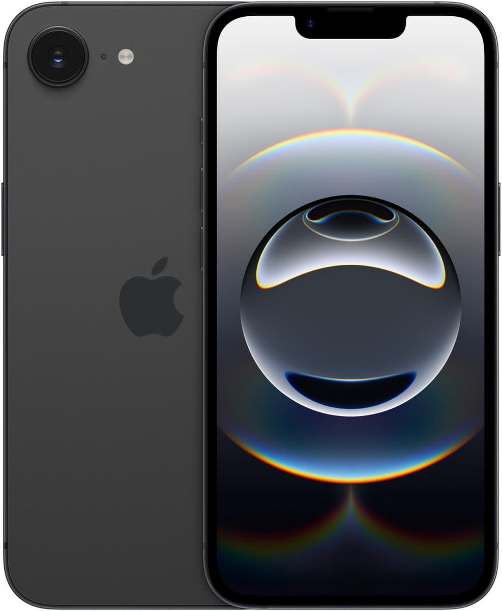 Apple iPhone 16e - 128GB - Zwart — afbeelding 1