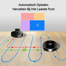 LIECTROUX X6 – Robotstofzuiger met Dweilfunctie – 6500Pa Sterke Zuigkracht – LDS LiDAR Navigatie & Uitgebreide Mapping – 2-in-1 Stof- en Waterreservoir – Virtuele Muren – Geschikt voor Tapijt & Dierenharen – App & Spraakbesturing — thumbnail 12