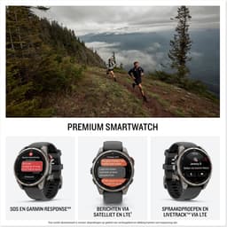 Garmin fenix 8 Pro - Smartwatch - 51 mm - AMOLED - Ingebouwde inReach® technologie - LTE connectiviteit - Tot 27 dagen batterijduur - Titanium — thumbnail 7