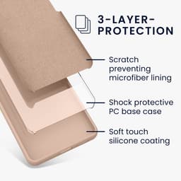 kwmobile telefoonhoesje geschikt voor Google Pixel 9a - Hoesje met siliconen coating - Smartphone case in oudroze — thumbnail 8