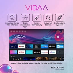 Salora FOD24HV - 24 Inch - Smart TV - HD Ready - VIDAA TV - Smart 24 inch tv - 2025 — thumbnail 4