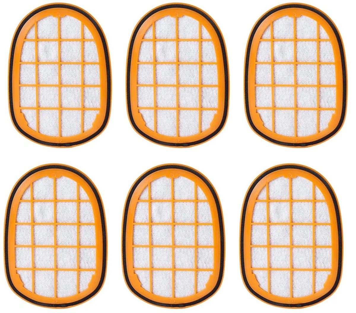 6x Filter Geschikt voor Philips SpeedPro Max 8000 serie FC5005/01, CP0663/01 Aqua 7000 Serie Vervanging Schuimrubber onderdeel - Draadloze Stofzuiger - Geschikt voor FC6812/14/6822/6823/27/6908 - Stofzuigeraccessoires - Uitlaatfilter - Herbruikbaar — afbeelding 1