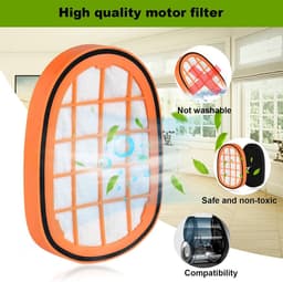 6x Filter Geschikt voor Philips SpeedPro Max 8000 serie FC5005/01, CP0663/01 Aqua 7000 Serie Vervanging Schuimrubber onderdeel - Draadloze Stofzuiger - Geschikt voor FC6812/14/6822/6823/27/6908 - Stofzuigeraccessoires - Uitlaatfilter - Herbruikbaar — thumbnail 2
