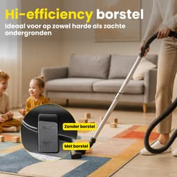 RYER - Stofzuiger met Zak - Krachtig 850W - Stil - 12m Actieradius - HEPA - Drie Mondstukken - Vacuum Cleaner - MotionPro Serie — thumbnail 8