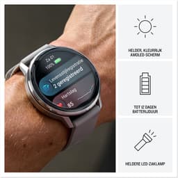 Garmin Venu 4 - Multisport smartwach - 45 mm - AMOLED - Zilverkleurig/citroen — thumbnail 12