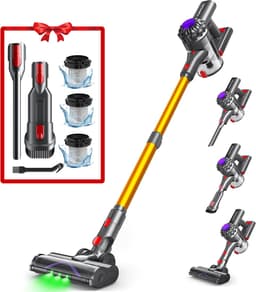 VACTechPro Steelstofzuiger Draadloos - 35000Pa - 35 Minuten - 6 in 1 - Afneembare Batterij — thumbnail 1