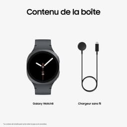 Samsung Galaxy Watch8 - smartwatch - 40 mm - LTE - Graphite — thumbnail 15