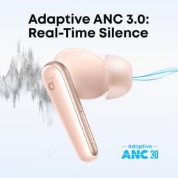 soundcore Liberty 5 by Anker, draadloze oordoppen met noise-cancelling, 2x sterkere stemonderdrukking, realtime adaptieve noise canceling, snelladen, Dolby Audio, heldere gesprekken met 6 microfoons en AI, lange batterijduur — thumbnail 3