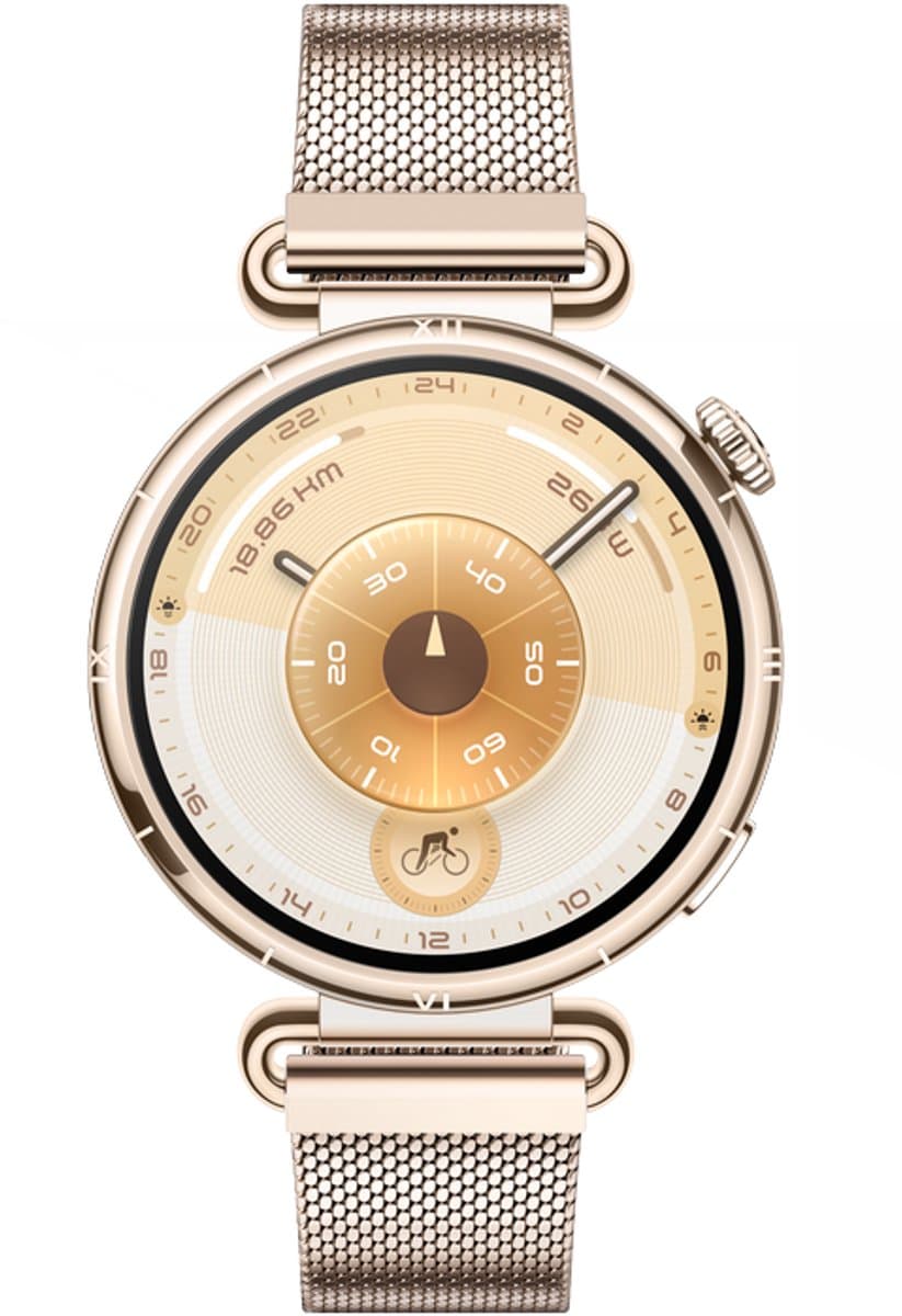 Huawei WATCH GT 6 41mm Goudkleurig | 14 dagen batterijduur � Nauwkeurige GPS & hartslagmeting � Innovatieve professionele fiets-tracking � Analyse van emotioneel welzijn � Compatibel met iOS & Android — afbeelding 1