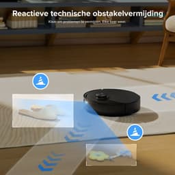 Roborock Q10 S5+ Set Robotstofzuiger en Dweil met Zelflediging-Zuigkracht van 10000 Pa-Vibrerende dweilpads-Handsfree Reinigen tot 7 Weken-Dubbel Anti-klitontwerp-Automatisch dweilen-Obstakelvermijding-Zwart-S8 Plus Upgrade-2 stofzakken — thumbnail 10