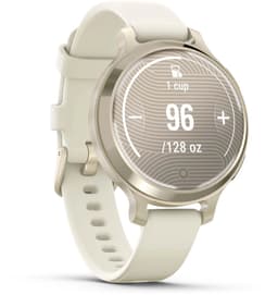 Garmin Lily 2 Active - Smartwatch - 35 mm - Lunar Goudkleurig met Bone Siliconen Bandje — thumbnail 9