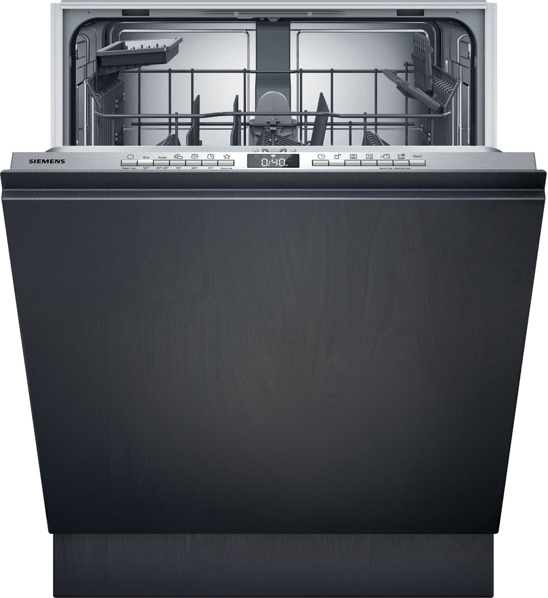 Siemens SN63HX04TE - iQ300 - Vaatwasser - Inbouwvaatwasser - Volledig integreerbaar - 60 cm - Energielabel C - easyStart: het juiste programma en de beste optie voor een perfect schone vaat — afbeelding 1