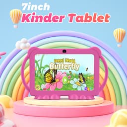 Kindertablet – Kindertablet vanaf 3 jaar – 7 inch – Android 14 – 4GB RAM + 32GB – Educatieve Kinder Tablet met Ouderlijk Toezicht – Schokbestendige Siliconen Hoes – Roze — thumbnail 7
