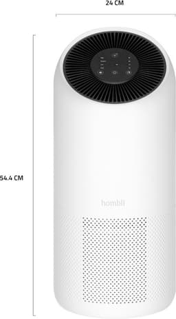 Hombli Smart Air Purifier XL – Luchtreiniger – HEPA 13 Filter en Actieve Koolstoffilter – Wifi - Bediening via App – Spraakbesturing met Google, Alexa en Siri — thumbnail 5