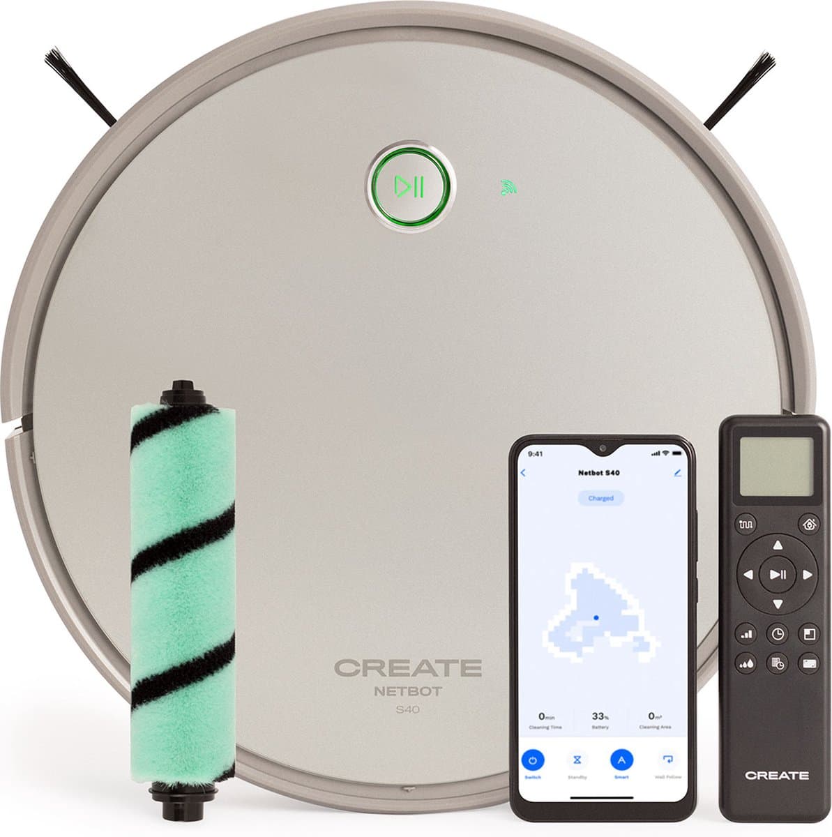 NETBOT S40 TOOL - Robotstofzuiger Smart 4000Pa — afbeelding 1
