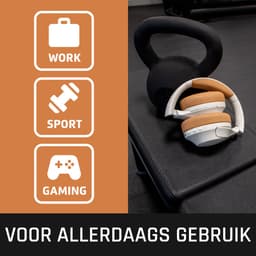 Lenco HPB-830GY - Draadloze over-ear Koptelefoon met Noise Cancelling - Grijs — thumbnail 4