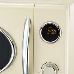 Melissa Vrijstaande Solo-Magnetron met Grill - 23 liter - 800W - Retro - 16330128 - Crème Wit — thumbnail 3