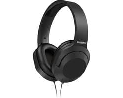 Over-Ear Stereo Hoofdtelefoon Bedraad (2-m-Kabel, 40-mm Neodymium-Drivers, Passieve Geluidsisolatie, Verstelbare en Lichte Hoofdband) Zwart