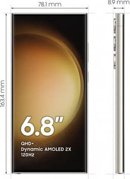 Samsung Galaxy S23 Ultra 5G - 256GB - Cream — thumbnail 2