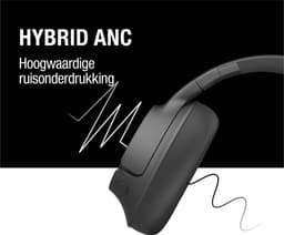 Fresh ‘n Rebel Clam Fuse – Draadloze Bluetooth Koptelefoon met Active Noise Cancelling - 45 uur Speelduur - Storm Grey — thumbnail 6