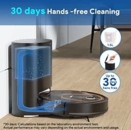 Bagotte BG 950 Max - Compatibel met Wi-Fi & Alexa - Zelfreinigend - Zuigkracht 3500Pa - Ideaal voor Tapijten 15mm - Stofzuiger met dweilfunctie — thumbnail 3