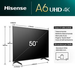 Hisense 50A6N - 50 inch - 4K LED - 2024 — thumbnail 10