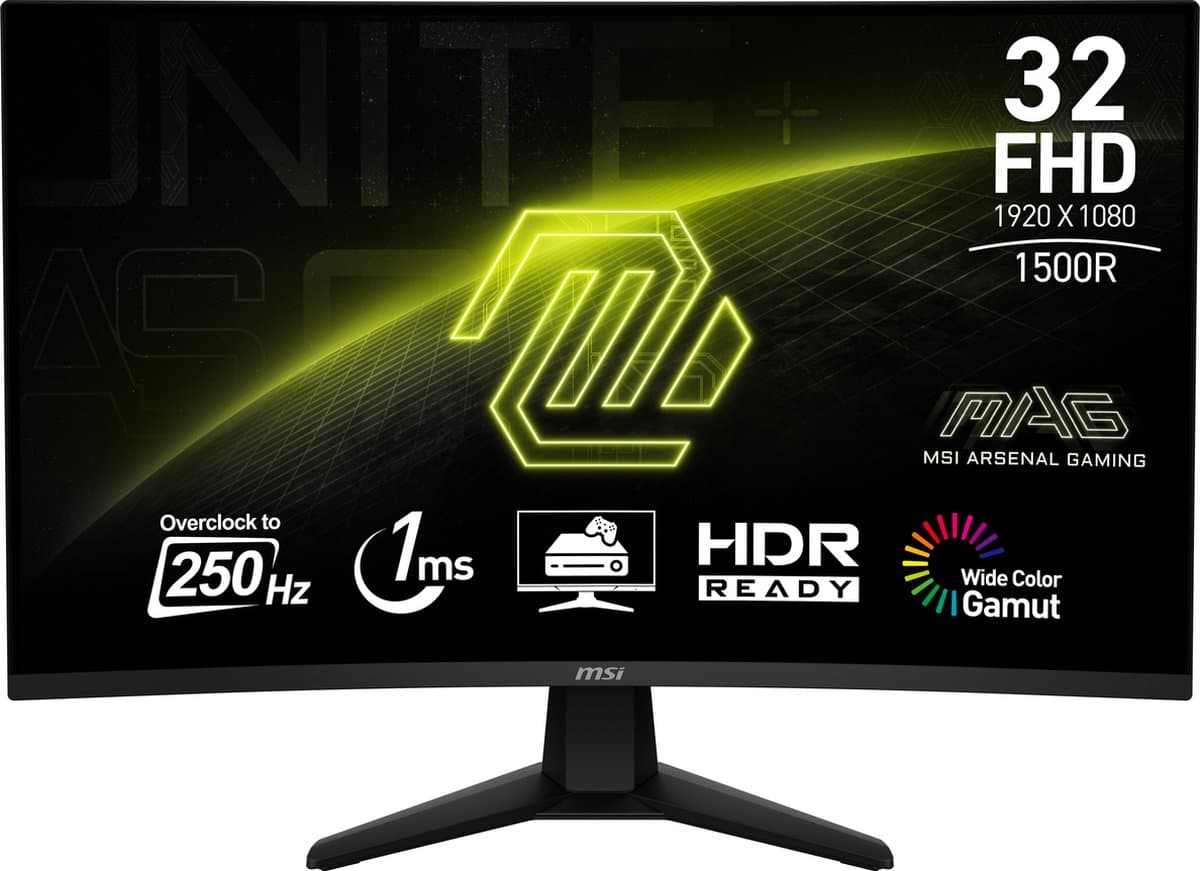 Gaming-Monitor MSI MAG 32C6X Full HD 32" 180 Hz — afbeelding 1