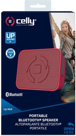 Celly - UpMidi Bluetooth Speaker met Microfoon 4 Uur - Kunststof - Rood — thumbnail 2
